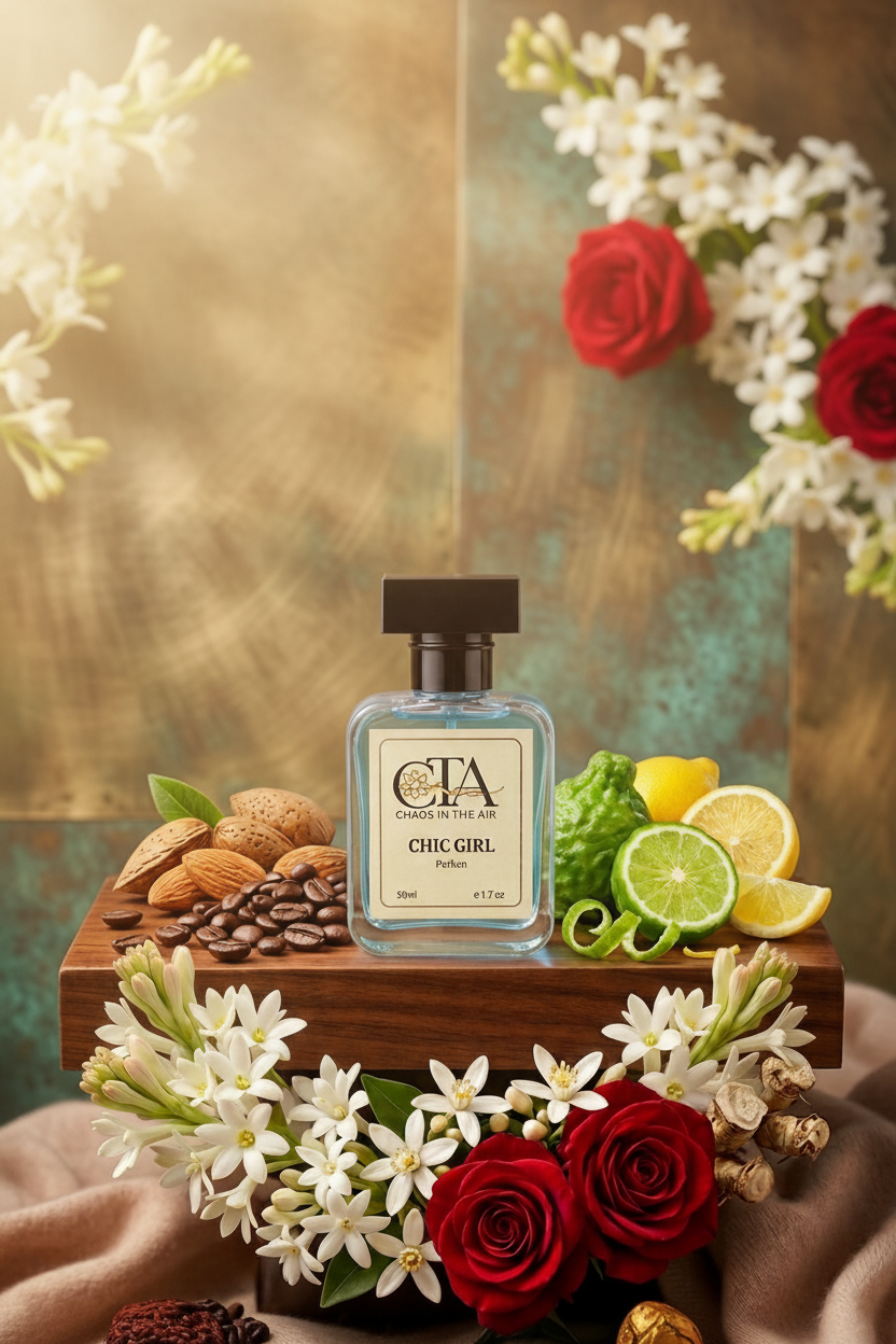 Chic Girl – Blue Bottle Floral Editorial