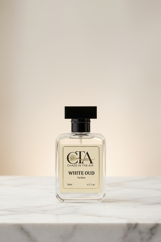 White Oud – Clean Studio Shot with Clear Liquid
